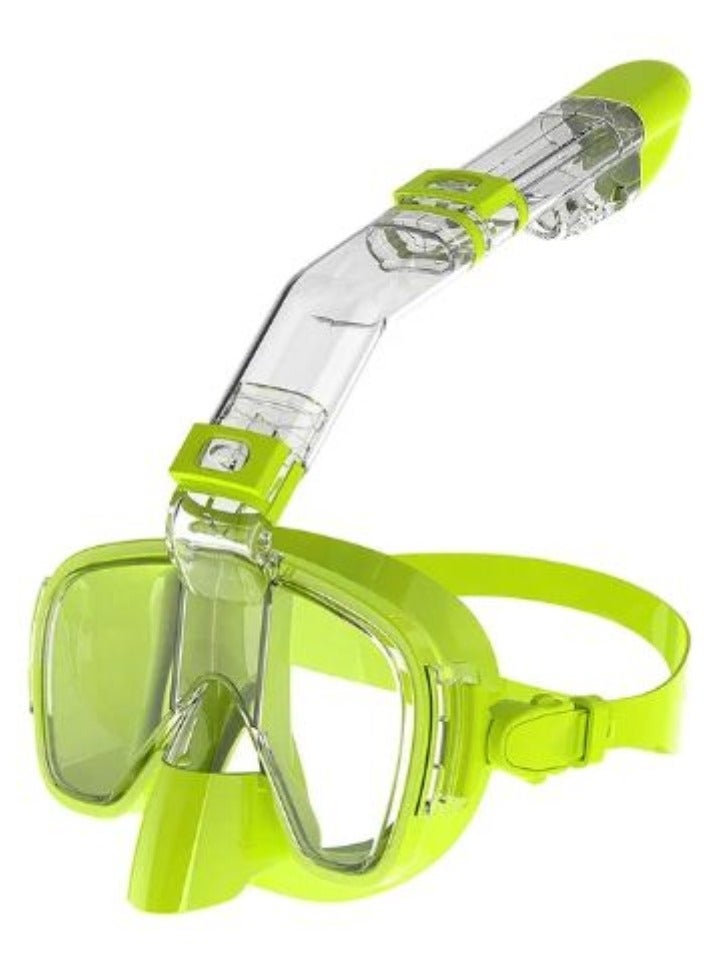 ارواق مجموعة أقنعة الغوص القابلة للطي ومضادة للضباب مع نظام علوي جاف بالكامل للسباحة المجانية ومعدات الغطس الاحترافية للبالغين والأطفال مقاس L/XL - Image 1