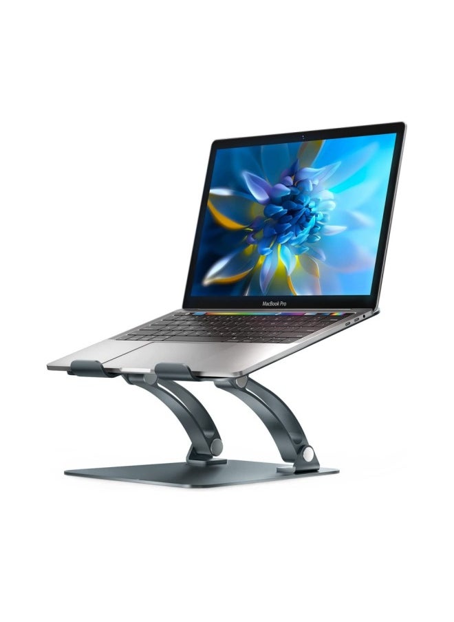 Generic - Laptop Bracket Desktop Elevated Heat Dissipation Base Folding Lifting Rotating Office Projector Computer Bracket-Color:515 Silver: Aluminum Alloy Computer Stand - Image 1