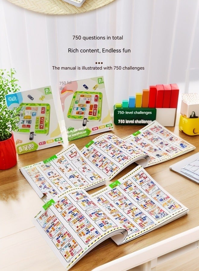 ملقط لعبة مواقف السيارات المغناطيسية - ألغاز ذكاء للأطفال 2-5 سنوات | 750 تحديًا تعليميًا | العاب ذكاء و STEM لتنمية المهارات مع سيارات مغناطيسية | هدية منتسوري آمنة للسفر والمنزل - Image 5