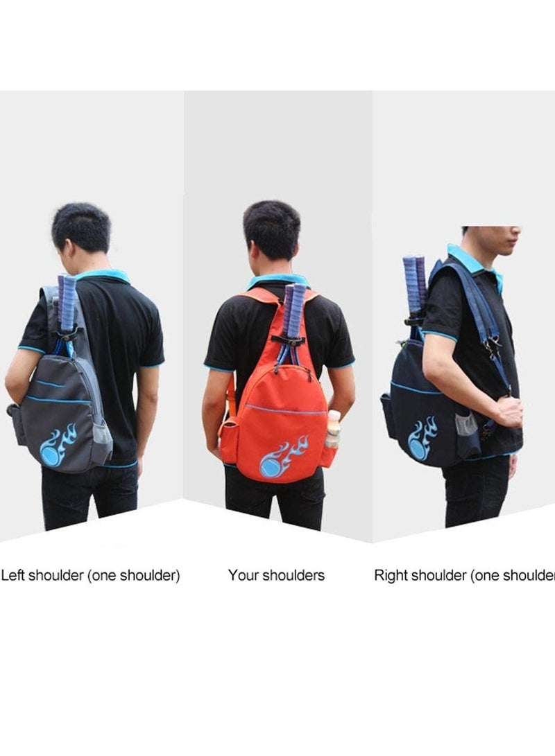 Generic Tennis Racket Bag, Tennis Racket Backpack Tennis Backpack For Women, Tennis Bag Tennis Backpack For Women Men For 2 Tennis Rackets Portable For Outdoor Sports  - Image 4