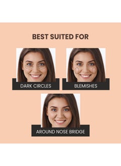 VERYMISS Liquid Concealer Matte Finish Waterproof Full Coverage Easy To Blend Dewy Effect Enriched With Vitamin E 4 Ml 06 Dark Coffee  - Image 4
