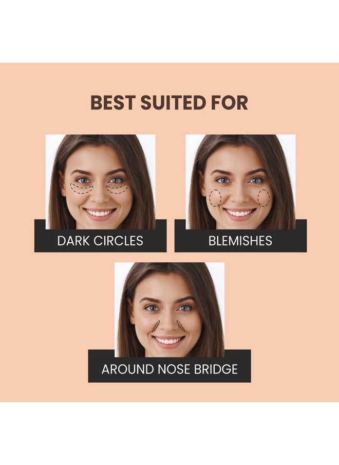 VERYMISS - Liquid Concealer Matte Finish Waterproof Full Coverage Easy To Blend Dewy Effect Enriched With Vitamin E 4 Ml 06 Dark Coffee - Image 1