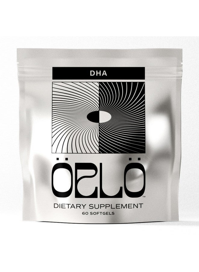 Orlo DHA - Vegan DHA Omega 3 Supplement - Triple Strength Omega3s - Plant Based DHA & EPA Fatty Acids Algae Omega-3 Oil - Krill or Fish Oil Alternative (60 Mini Softgels) - Image 1
