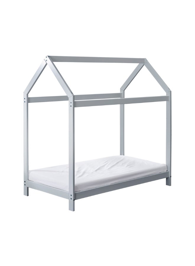 Kinder Valley Harper Bed House with Spring Mattress - Grey - Image 1