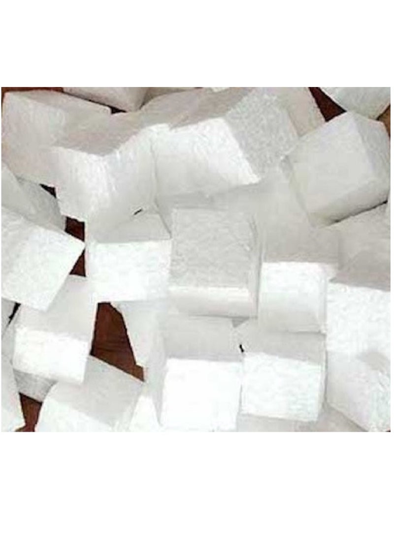 La Home - Polystyrene Styrofoam Packing Chips Peanuts Packaging Cubes Blocks (2x2x2cm, 1000g) - Image 1