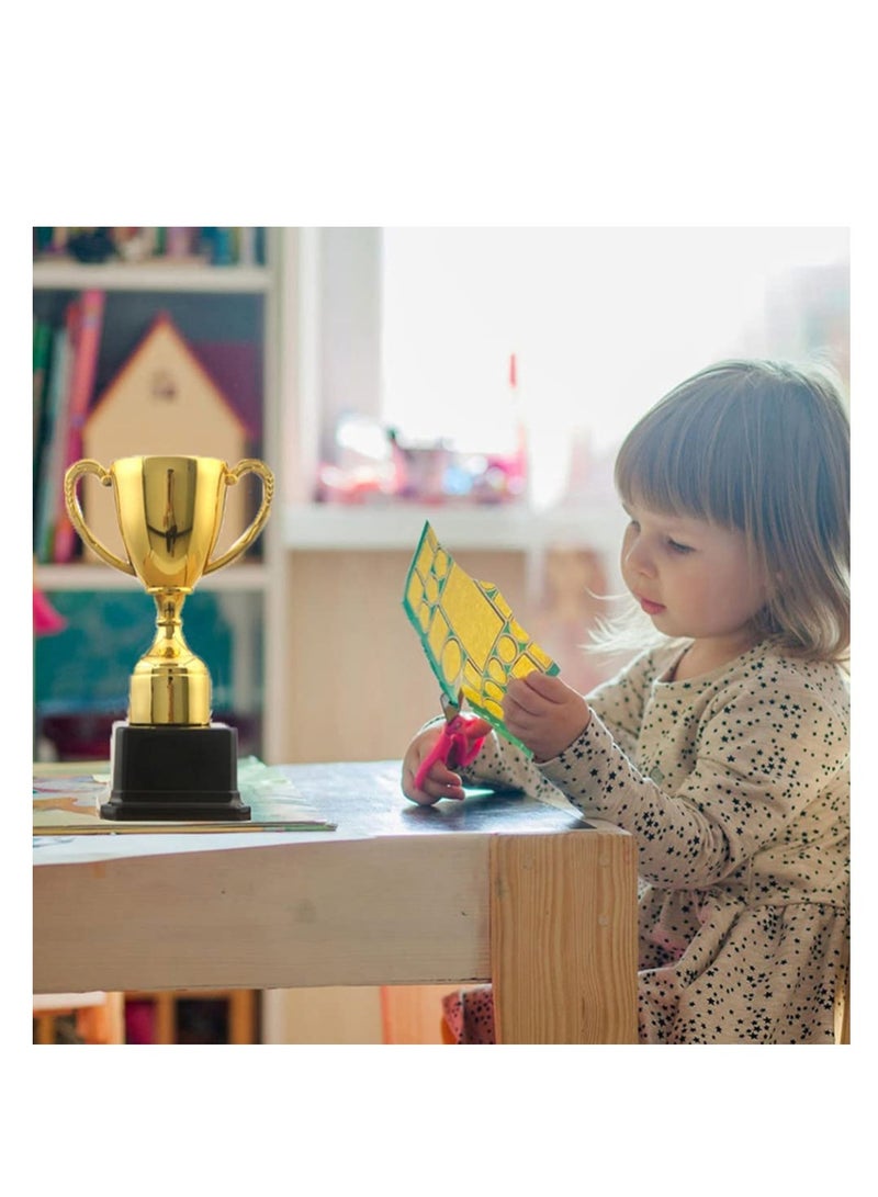 SYOSI Mini Trophy Award Trophy Gold Cup Trophies Winners Cup Award for Football Soccer Baseball Carnival Prize Party Favors - Image 2