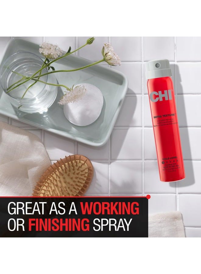 CHI بخاخ شعر إنفرا تكستشر المزدوج، لللمعان، الحركة والملمس، مناسب لجميع أنواع الشعر، خالي من الكبريتات والبارابين، 2.6 أونصة - Image 5