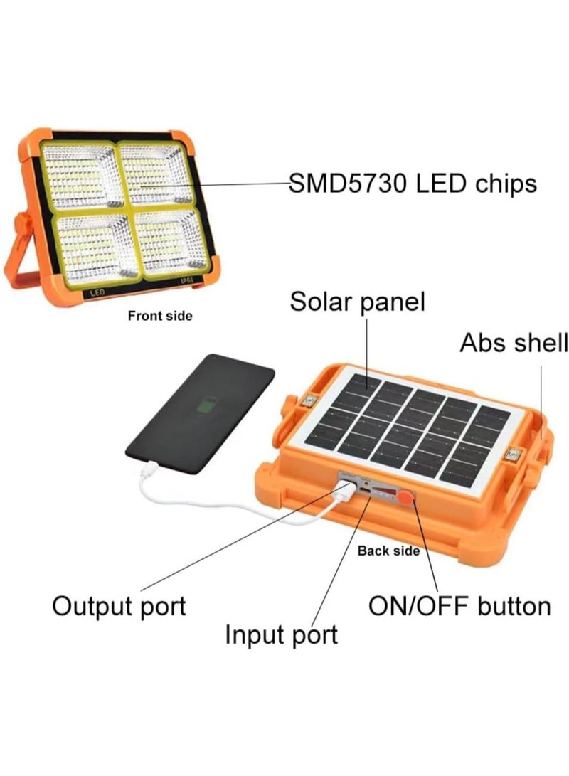 KEYANG Portable LED Solar Flashlight (5 Lighting Modes) - Powerful and Waterproof Lighting for Camping Trips, Gardens, and Emergencies! - Image 1