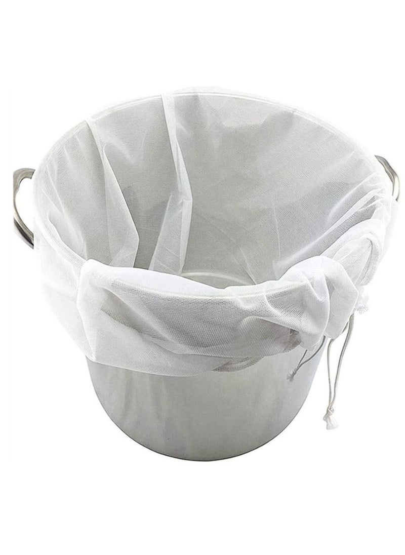 Reusable Mesh Filter Bag Multiple Usage Food Grade Mesh Bag for Coffee, Juice, Tea, Nut Milk, Cold Brew Coffee Filter Bag, Cheese Cloth Food Strainer