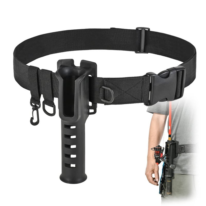 CODEK Adjustable Fishing Rod Holder BlackKhakiGreen Plastic 19cm748in Wide