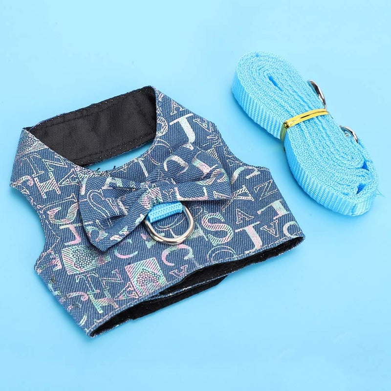 Pet Vest Harness, Small Animal Chest Strap, Breathable Soft Material, Adjustable Size - Comfortable Fit, Durable D - Ring, Easy to Use for Rabbits and Hamsters (L) - Image 4