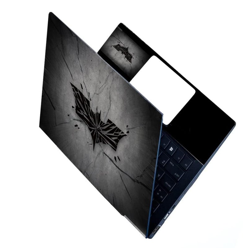 BAEYE Full Laptop Skin Stickers HD Quality Sticker for Laptops Upto 15.6" (Dustproof|Waterproof|Scratchproof|Reusable) - BE Batman BK FL - Image 1