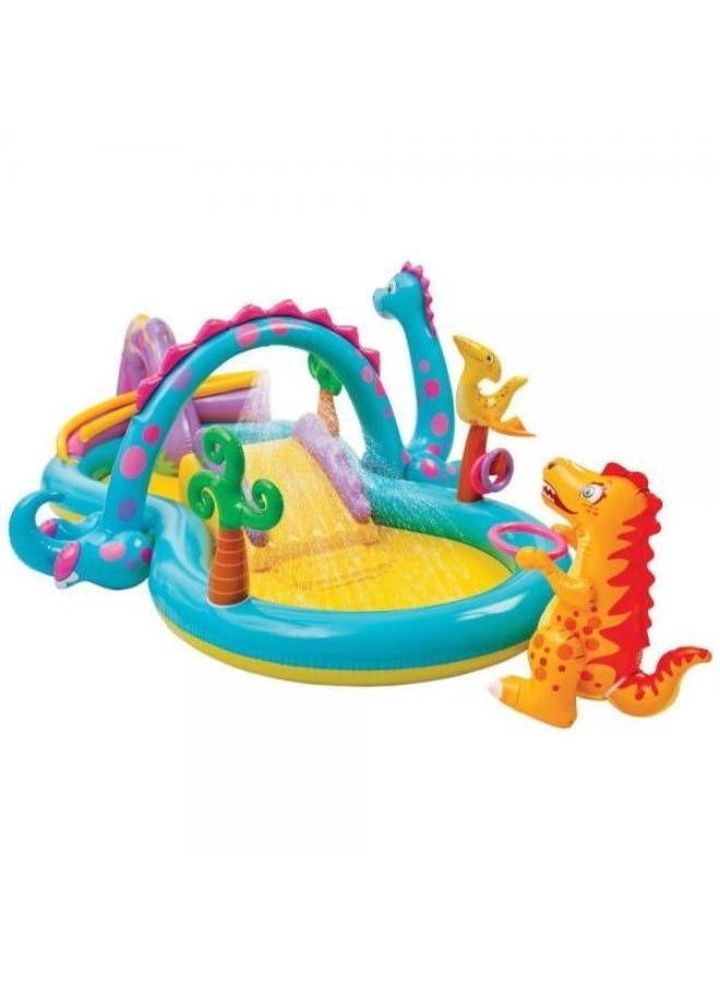 INTEX Intex Dino Slide & Pool, Multi-Colour, 57135  - Image 1