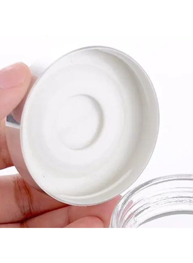 أيكيا طقم برطمان تخزين زجاج للتوابل مع غطاء محكم الغلق مقاوم للصدأ،، 4 قطع-4410 - Image 5