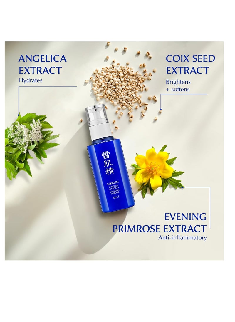 Sekkisei - SEKKISEI Enriched Emulsion Hydrating Face Cream Serum, 4.7 Ounce - Image 1