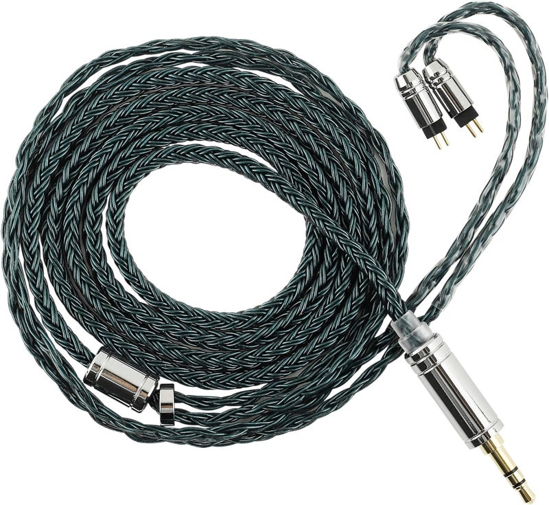Linsoul Tripowin Zonie IEM Cable - 16 Core Silver Plated Earphone Upgrade Cable, 1.25m SPC for High-Quality Sound - Image 1