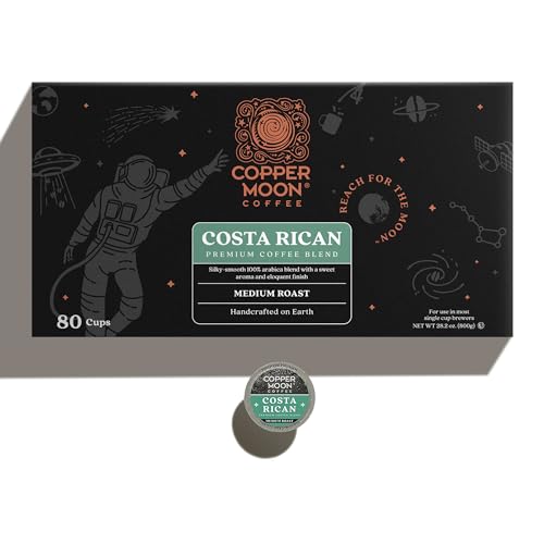 Copper Moon Single Serve Coffee Pods For Keurig K-Cup Brewers, Medium Roast, Costa Rican Blend, 80 Count - Image 2