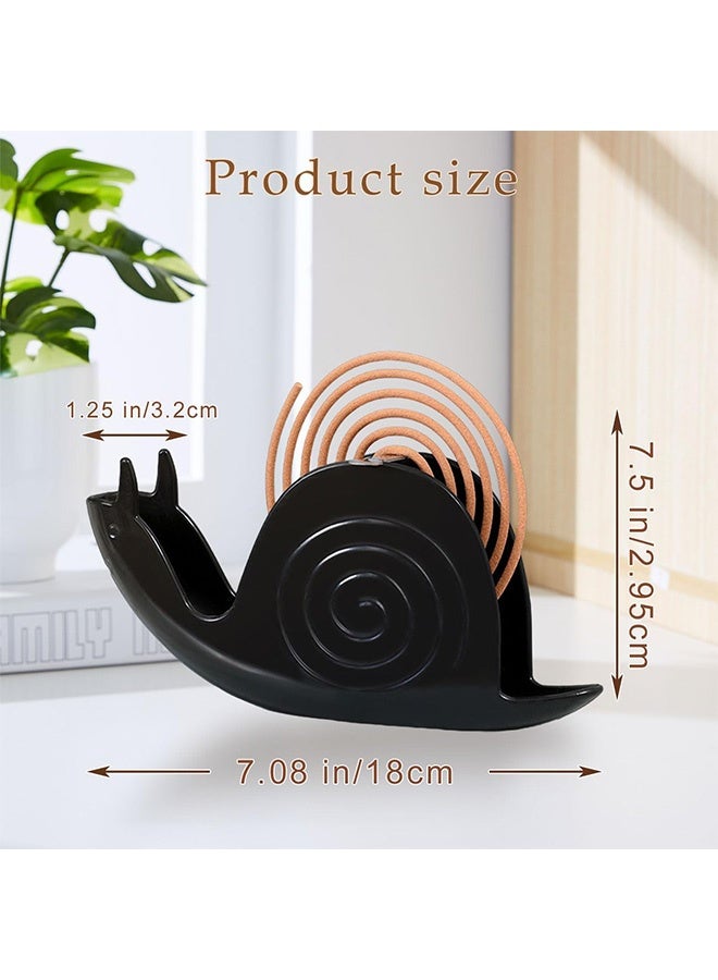 Quantum 2 PCS Mosquito Coil Holder, Snail Incense Burner Holder, Incense Coils Holder for Indoor and Outdoor Use - Image 2