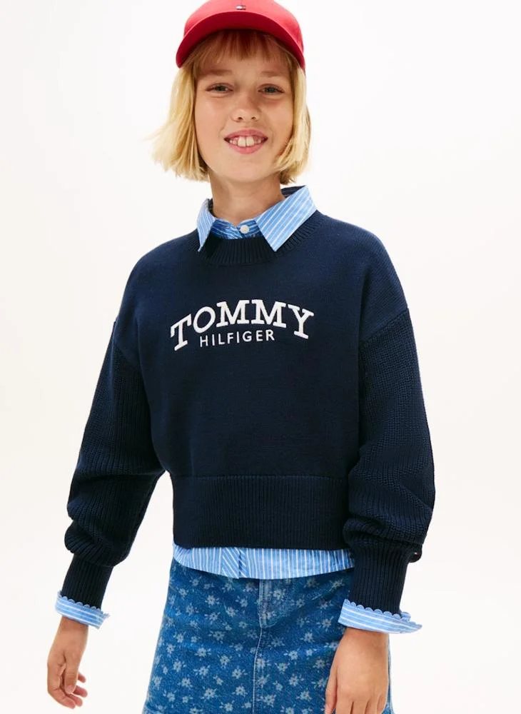 Kids Logo Crew Neck Sweater