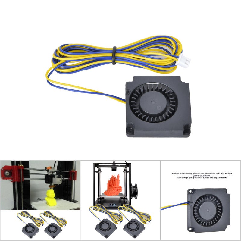 قطعتان من مراوحة تبريد KOONOVO ذات مادة معدنية بالكامل — ملحقات طابعة 3D لنموذج ENDER3/Ender3 pro - Image 2