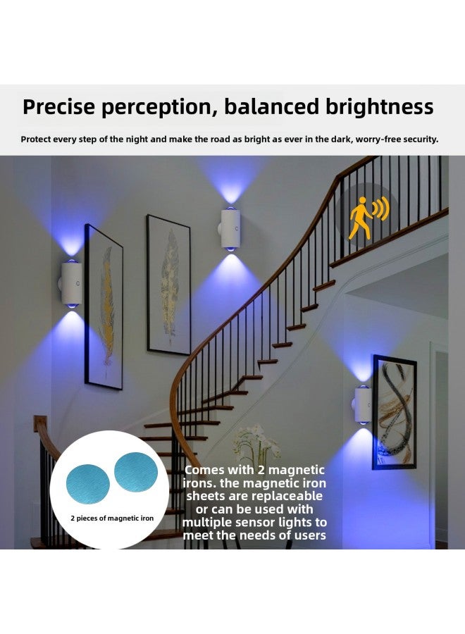 Atmosphere Nightlight Charging Intelligent Induction Magnetic Magic Multi-scene For Long Battery Life-Power Supply:HL-016A-Light Color:White Colorful Atmosphere Table Lamps (pack Of 2)  - Image 3