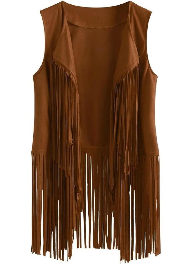 Kidzilla Adult Western Cowgirl Costume – Cowboy Hat, Fringe Outfit & Bandana-Style Accessories For Parties S - Image 3