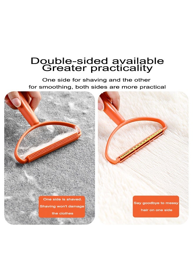 Lint Remover, New Pet Hair, Manual Carpet Scraper for Clothes Fluff Rake, Roller Cleaner, (2 PCS) - Image 4