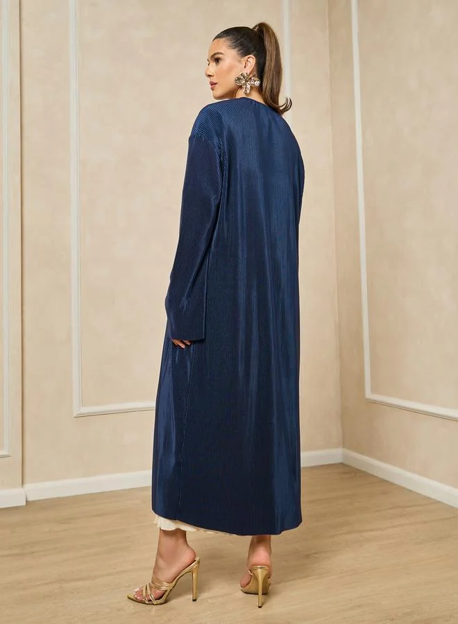Styli Styli Plisse Regular Fit Kimono