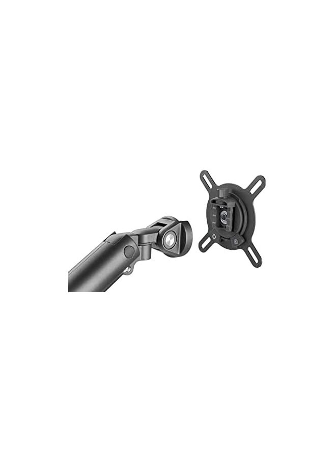 PROMASS - Premium Aluminum Single Adjustable Computer Monitor Arm Mount for 17 To 32 Inch, Grey, TM-49-C06-G - Image 1