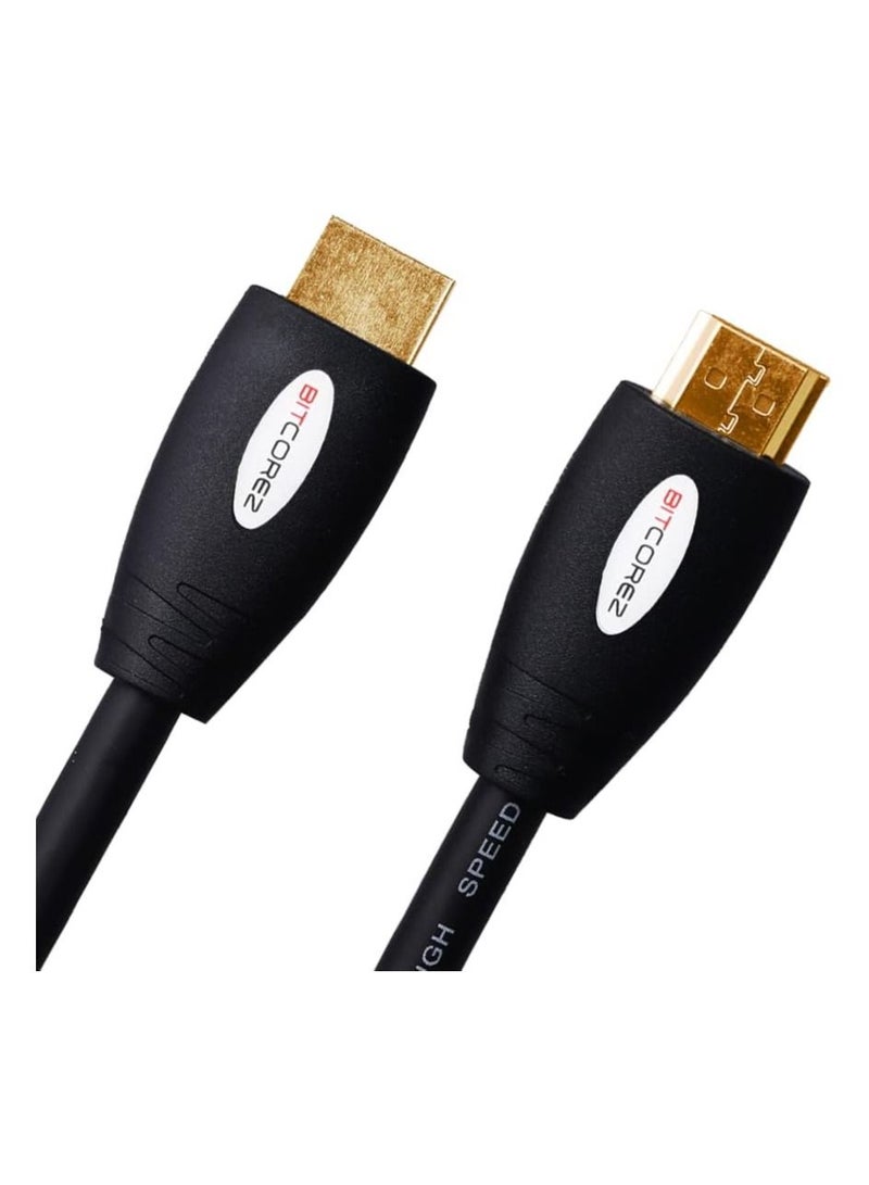 Bitcorez HDMI Copper Cable 3M - Support 3D and 4K (Gold Plated) 30AWG 60hz Jacket - Image 2
