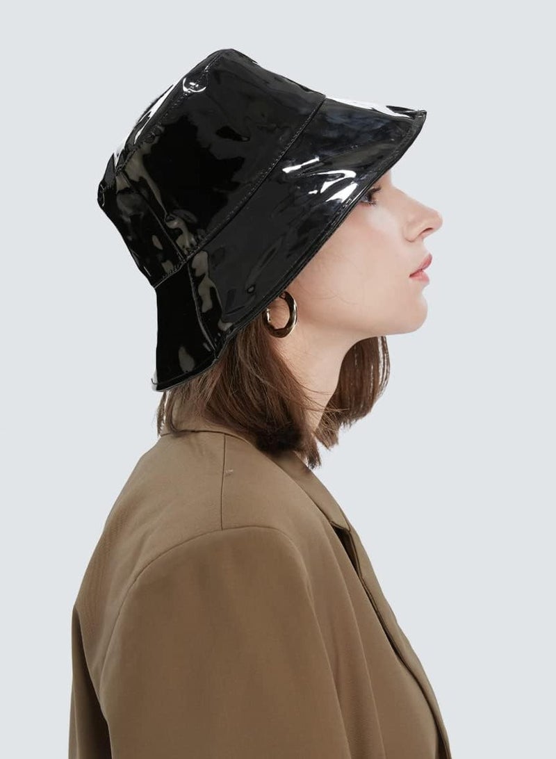 KASTWAVE Women Rain Hats, Women's Waterproof Rain Bonnet, Wide Brim Bucket Hat, Rain Cap, Unisex Wide Brim - Image 2