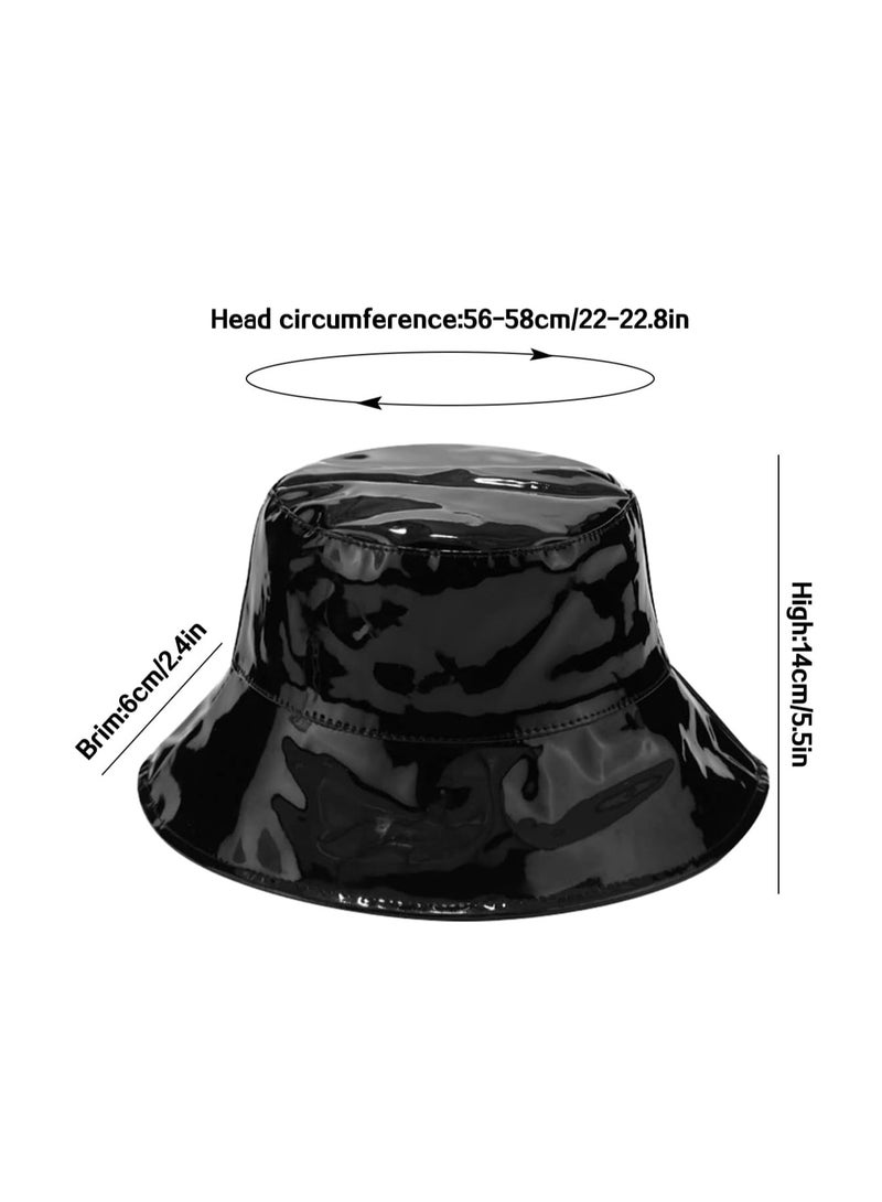 KASTWAVE Women Rain Hats, Women's Waterproof Rain Bonnet, Wide Brim Bucket Hat, Rain Cap, Unisex Wide Brim - Image 5
