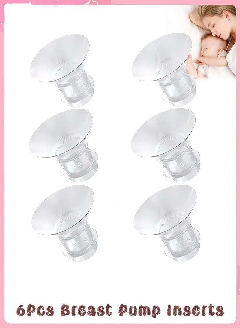 ColaBear 6 Pack Wearable Breastpumps, Wearable Breast Pump Shield, Wearable Breast Pump Accessories,17mm,19mm, 21mm - Image 1
