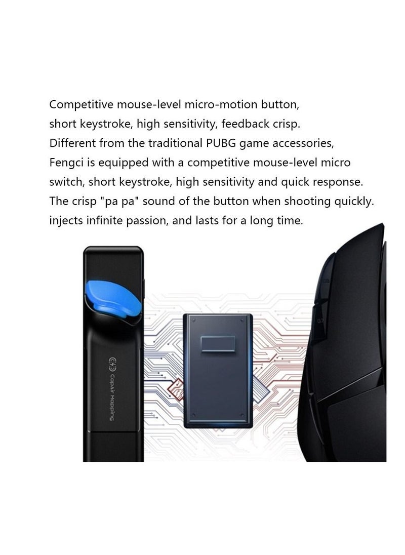 FlyDigi - Stinger CapAir Mapping Trigger Set For iOS and Android Gamepad-  Left and right - Image 1