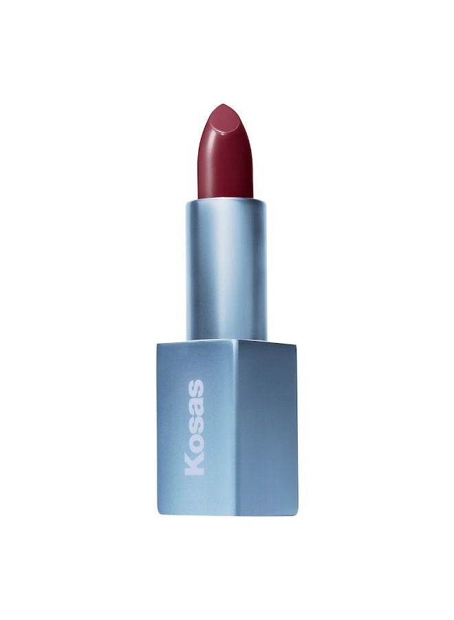 Kosas Lightweight, nourishing, glossy colored lipstick _Star Power - Quiet burgundy - Image 1