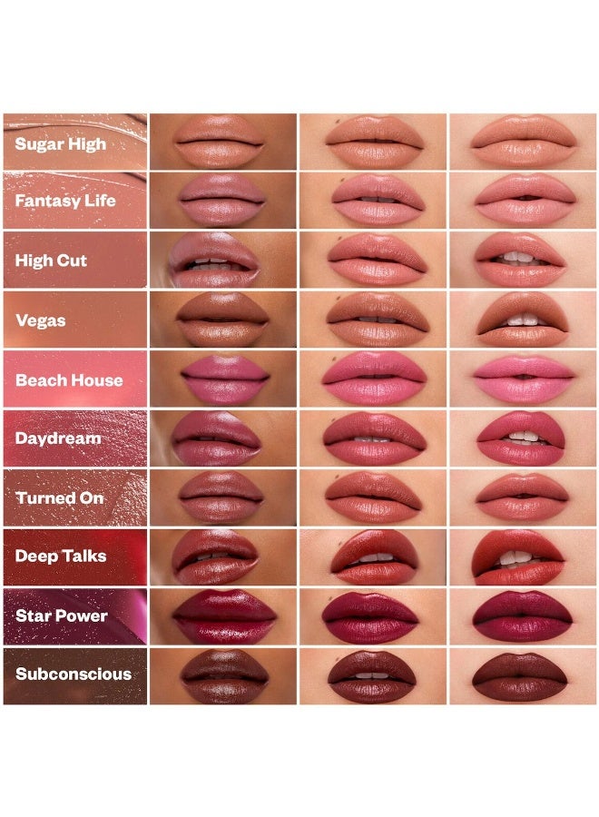 Kosas Lightweight, nourishing, glossy colored lipstick _Star Power - Quiet burgundy - Image 2