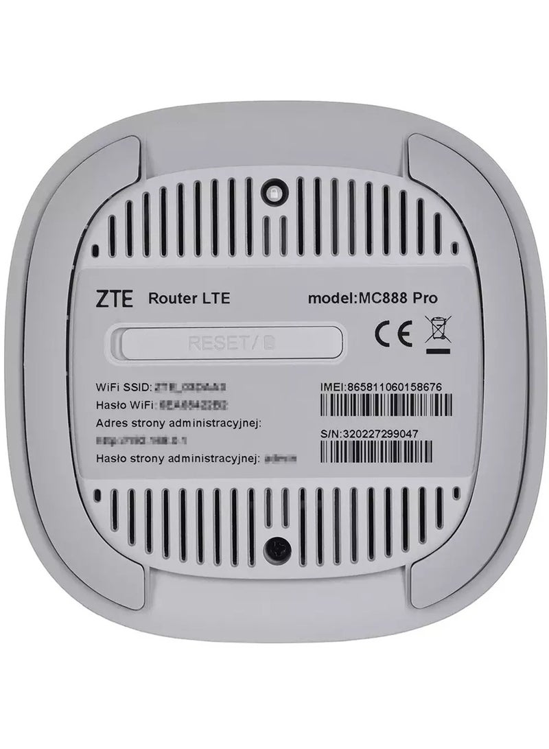 ZTE 5G CPE Router MC888 Pro,Dual band Wi-Fi 6 5400Mbps Indoor CPE with SIM Card Slot Gigabit Network Ports Mesh Supporting-Unlocked Global version White - Image 5