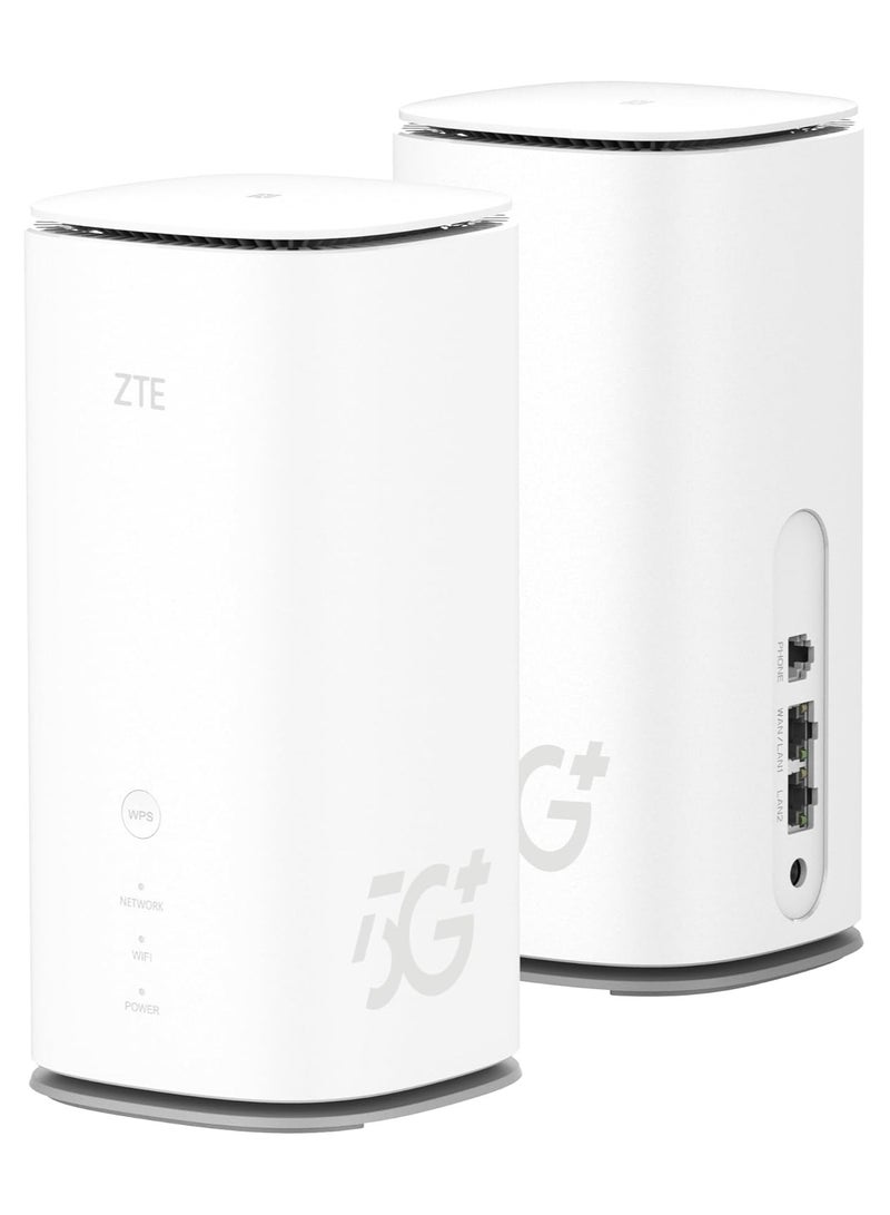 ZTE 5G CPE Router MC888 Pro,Dual band Wi-Fi 6 5400Mbps Indoor CPE with SIM Card Slot Gigabit Network Ports Mesh Supporting-Unlocked Global version White - Image 4