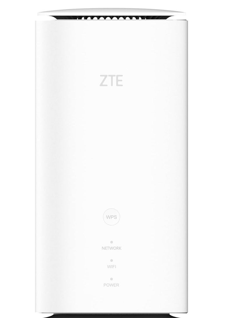 ZTE 5G CPE Router MC888 Pro,Dual band Wi-Fi 6 5400Mbps Indoor CPE with SIM Card Slot Gigabit Network Ports Mesh Supporting-Unlocked Global version White - Image 1