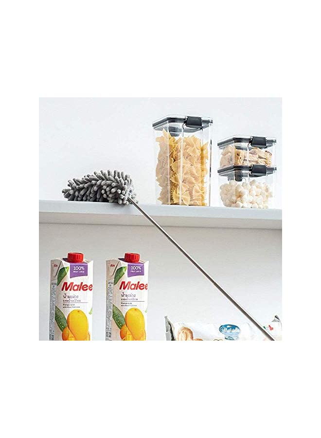 promass Retractable Dusting Brush, Microfiber Dusters Feather Duster with Extendable Pole Washable Flexible Hand Cleaning Tool Telescoping for Home Ceiling Fan Office Car - Image 2