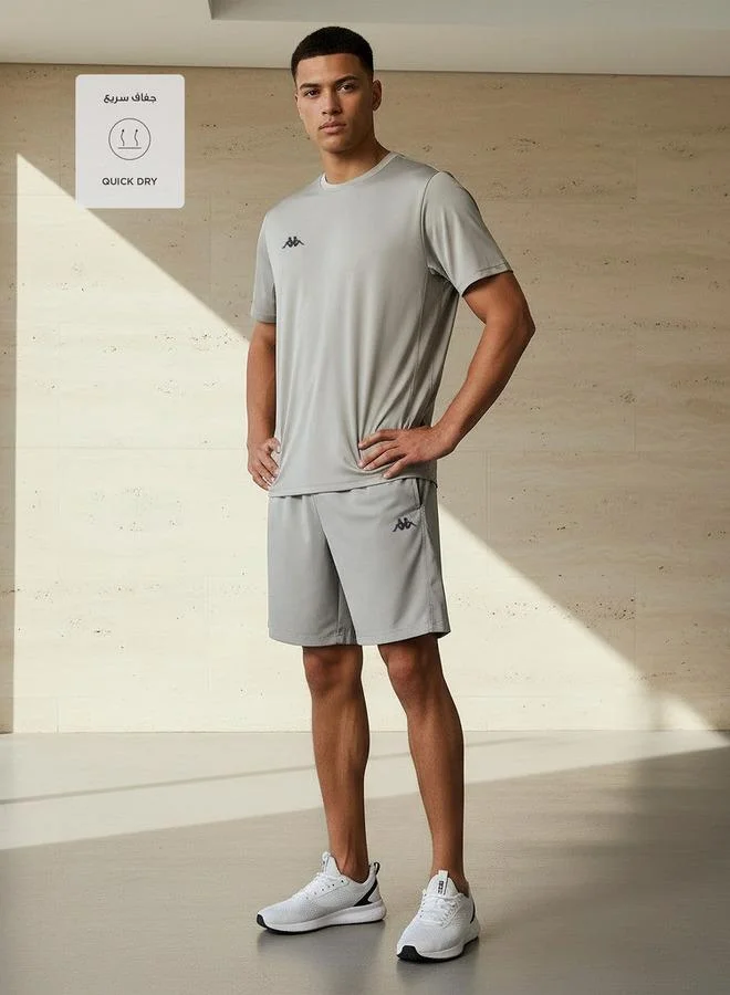 Kappa Kappa Men Logo Print Dual Shorts