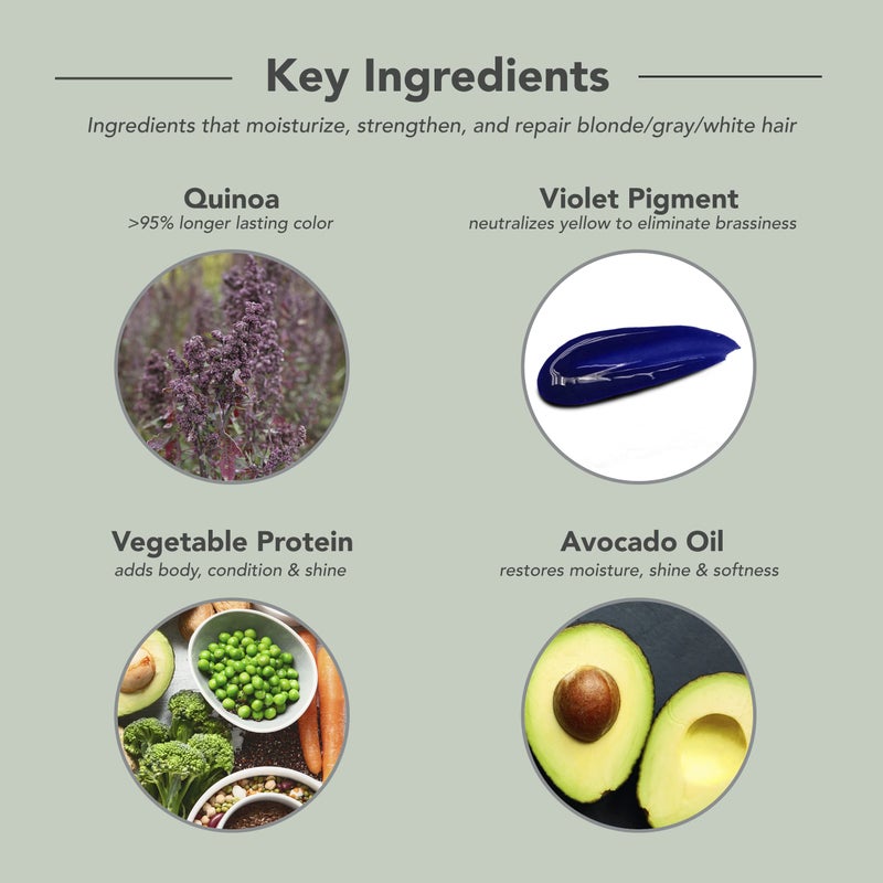 FRAMESI Color Lover Dynamic Blonde Sulfate Free Purple Conditioner for Color Treated Hair, 16.9 fl oz - Image 5