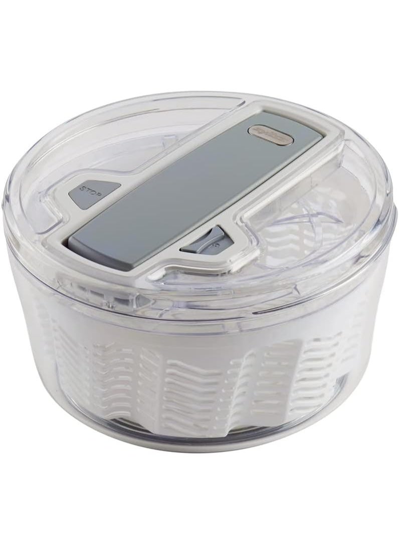 zyliss Swift Dry Salad Spinner 26cm White - Image 1