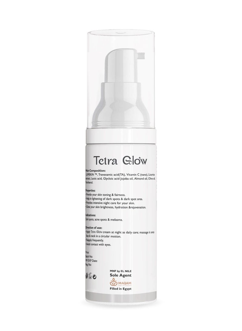 Maqam Tetra Glow Face Whitening Night Cream 30 gm  - Image 2