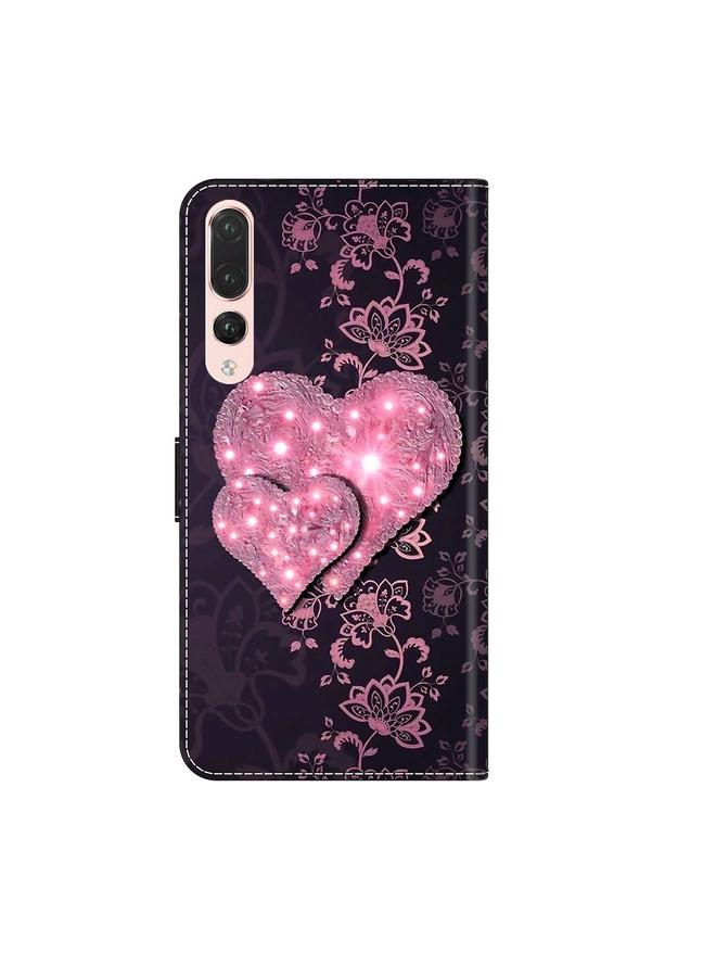 اس-توب جراب هاتف Huawei P20 Pro مصنوع من الجلد المقاوم للصدمات ثلاثي الأبعاد من الكريستال - Image 3