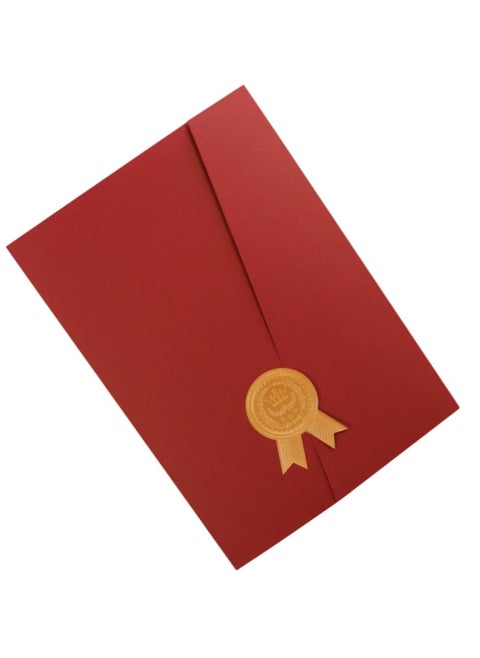 6 Pcs Honor Certificate Shell Paper File Folder Certificate Paper Folder Certificate Paper Cover Certificate Award Cover A4 Size Diploma Cover