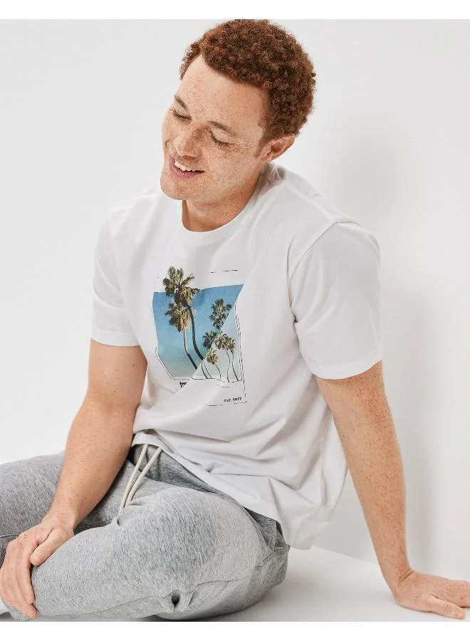 امريكان ايجل AE Super Soft Photoreal Graphic T-Shirt