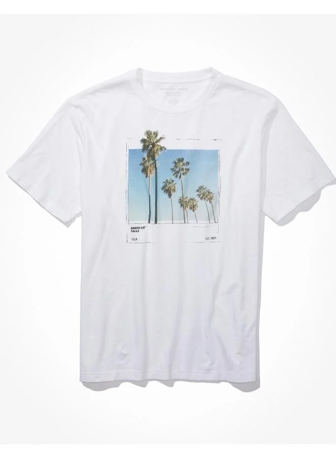 امريكان ايجل AE Super Soft Photoreal Graphic T-Shirt