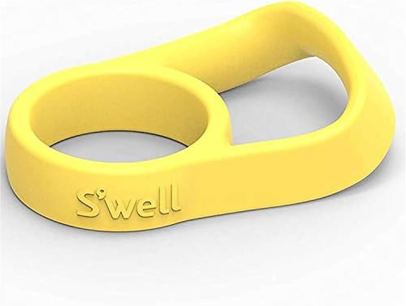 S'well Bottle Handle, Fits 9oz, 17oz, and 25oz Original Bottles, Onyx, Comfortable Carrying On The Go, Flexible Silicone Grip, BPA Free - Image 4