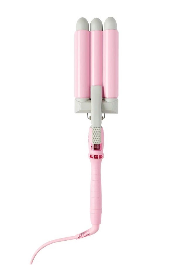 T3 - Mermade Hair PRO Pink 32mm Waver - Image 1